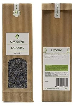 Tisana Lavanda 100 grammi - Erboristeria Simoncelli - Infuso Naturale per rilassamento e sonno