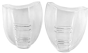 kesurpae Lunettes universelles côté aile Transparent verre protecteur TPU Pour Google femmes hommes mode lunettes de protection feuille