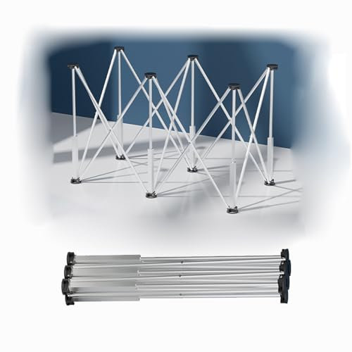 Support à outils d'établi pliable, établi pliable portable avec repose-pieds élargis, plus stable, se plie et se range rapidement pour le travail, le serrage, la peinture, la découpe(6 legs, A)