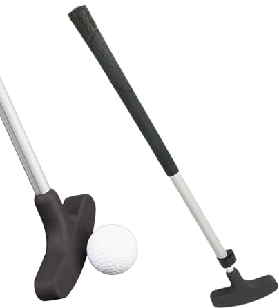 Golfputter, golfputter med justerbar aluminiumlegering skaft golfputter, tvåvägs justerbar barnputter, barn golfputter golfklubbar, golfputter för barn, både vänster- och högerhänt