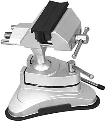 XANHOY 360 Grad drehbarer Tischschraubstock Saugnapf Schraube Reparatur Werkzeug Schraubstock Klemme Holzbearbeitung Tisch Schraubstock Klemmschleifer