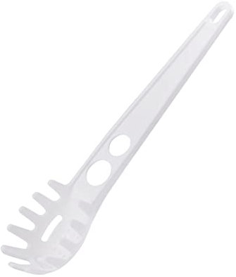 Noodle Spaghetti Mestolo scanalato Cucchiaio da cucina in plastica per alimenti, ideale come regalo per gli amanti della cucina, facile da usare