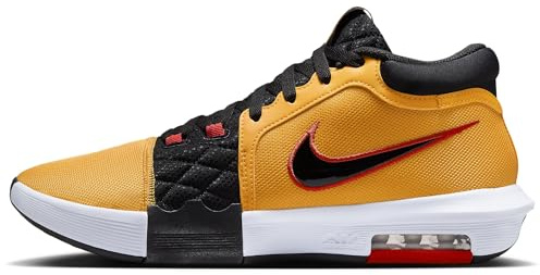 Nike Lebron Witness VIII Herren Basketballschuhe Farbe: Orange/Schwarz/Rot (700); Größe: EUR 44 | US 10 | UK 9