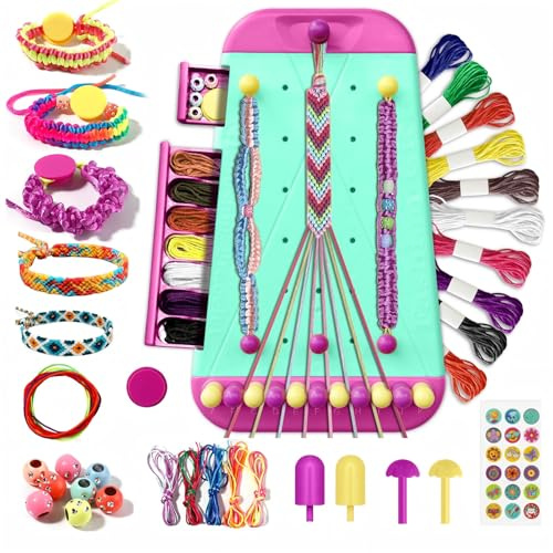 Yebebao Friendship Bracelet Making kit, Gifts for 5 6 7 8 9 10 11 12 Year Old Girls, Arts and Crafts for Kids Ages 6-12, DIY Toys for Birthday Party Travel Christmas Children's Day
