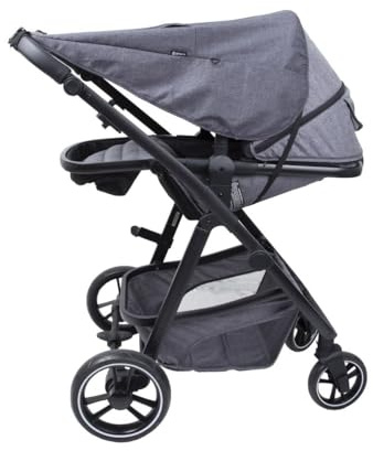 Amana Universal Stroller Sunshade Canopy – UPF 50+ UV Protection, Adjustable Baby Pram Sun Shield for Summer, Lightweight Foldable Cover Fits Most Strollers, Buggy & Pushchairs