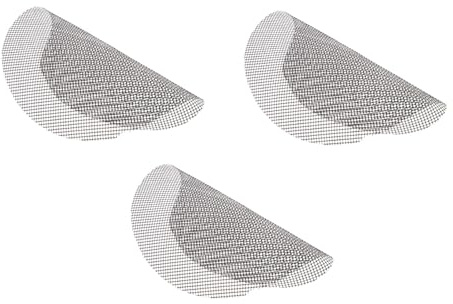Gatuida 3 pièces Tapis de Barbecue Maille Noire Tapis de Cuisson Réutilisables PTFE Antidérapants et Résistants Chaleur pour Plancha Camping et Grillades Extérieur