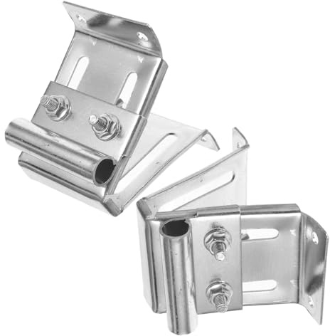 iplusmile 2 piezas Soportes Ajustables para Puertas de Garaje de Galvanizado Resistentes y Duraderos con Rodillo para Funcionamiento Silencioso Accesorios para Puertas Residenciales