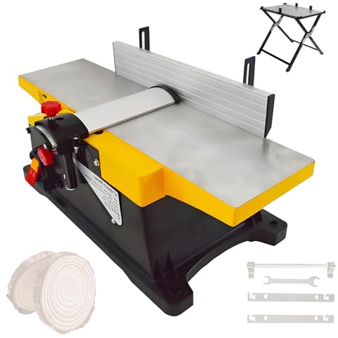 BäNkhyvel, BäNkhyvel, Tjocklekshyvel, Justerbart 0-3 Mm SkäRdjup, FöR Diy-Produktion Av Konstverk Planer(FoldingStand)