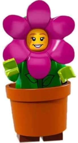 LEGO 71021 Series 18, #14 Flower Pot Suit Girl Mini Figure