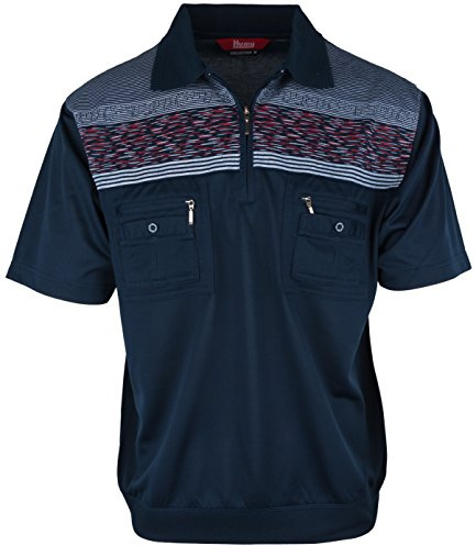 SOUNON Polohemd Poloshirt für Herren Dunkelblau (M9), Groesse: M