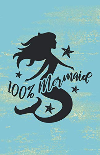 100% Mermaid - Diver's Log: Record and Track Dives, Diving Locations Around the World and Under Water Experiences in this Small and Compact Logbook