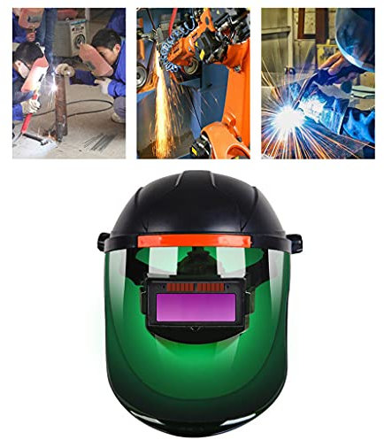Occhiali per Saldatura Maschera per Casco per Saldatura ad oscuramento Automatico ad energia Solare Maschere per Cappuccio per Saldatore Regolabili