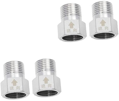 Angoily 4pcs One-Way Valve Water Check Valve for Toilet Tank Easy Install Safety Material Corrosion Resistance