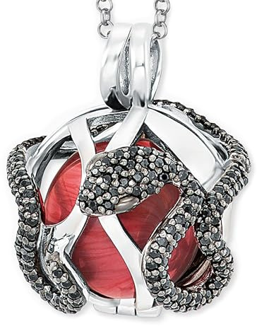 Engelsrufer Damen Halskette aus Sterling Silber mit Klangkugel Anhänger in der Größe XS, Karabinerverschluss, nickelfrei