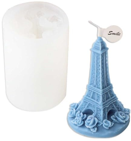 Tone Fun Silikonformen in Eiffelturm-Form für Kerzen, Harz, Aromatherapie-Kerzen, handgefertigte Wachsseife, Heimdekoration, Handwerk, Eisenturm