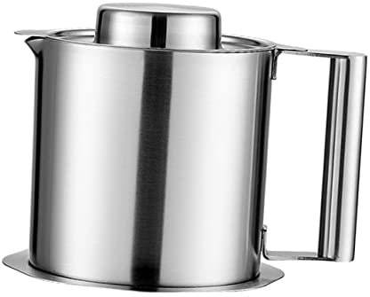 ABOOFAN Edelstahlbehälter Zum Aufbewahren Von Öl Und Essig Praktische Gewürzflasche Mit Filterfunktion Für Küche Auslaufsicher Und Wiederverwendbar