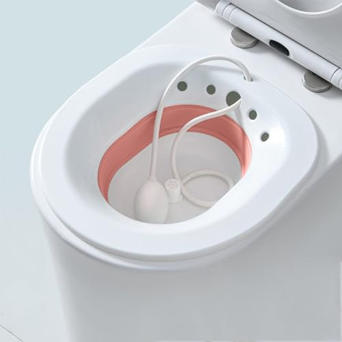 Faltbares Sitzbad Für Die Toilette, Tragbares Sitzbadbecken Zur Hämorrhoidenbehandlung, Postpartale Pflege, Für Schwangere, Dammpflege Und Ältere Menschen