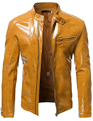 SRZYMJ Lederjacke Herren Gelb Mantel Leder Regenmantel Herren Dünn Regenparka Herren Reflektierender Strickjacke Herren Baumwolle Strickjacke Herren XL Grey Tshirt