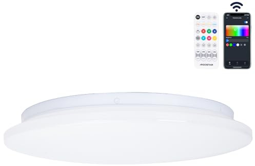 Blendend Luz de techo inteligente 18W RGB+CCT Bluetooth MESH, ideal para ambientar espacios y controlar la iluminación desde dispositivos móviles.