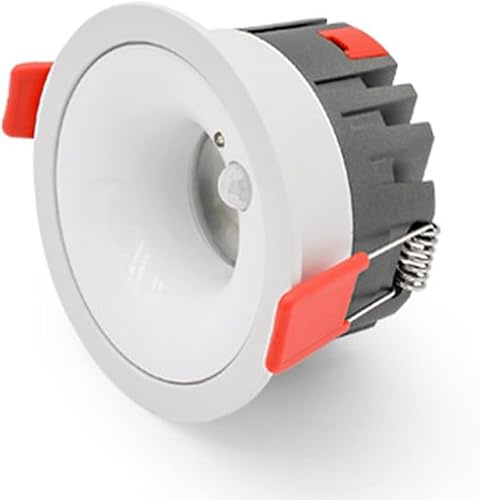 BFFGKGL 7W LED Dormitorio Foco de techo Acento Sensor de luz Movimiento Techo Direccional Downlight Accesorio Cocina interior Montaje empotrado Luz de techo para pasillo Estantería Galería de arte Dor