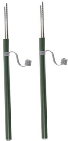 BESPORTBLE Elegante Set Di Bacchette Portatili Olive Piece Set Di Bacchette in Metallo Riutilizzabili Per Viaggi Allaperto E Uso Domestico Lavabili in Lavastoviglie