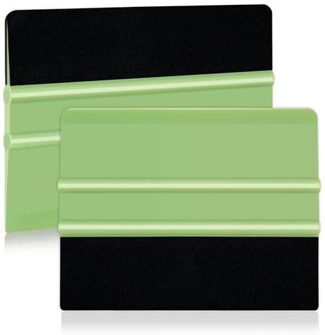 WRAPXPERT Squeegee for Vinyl,2Pack Felt Vinyl Squeegee,Tool Kit for Crafts Car Wrap Window Tint Wallpaper Glass Film Application
