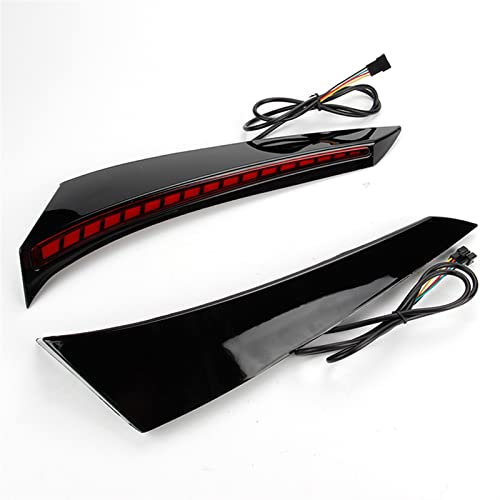 SQIFBA 2 Pièces pour Toyota pour Sienna 2021 2022 LED Feux Arrière Voiture Conduite Clignotant Frein Côté Marqueur Lumière 12V LED Colonne Lampes Feu Stop Arrière