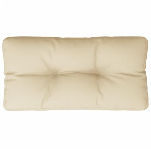 vidaXL Palettenkissen Beige 70x40x12 cm Stoff