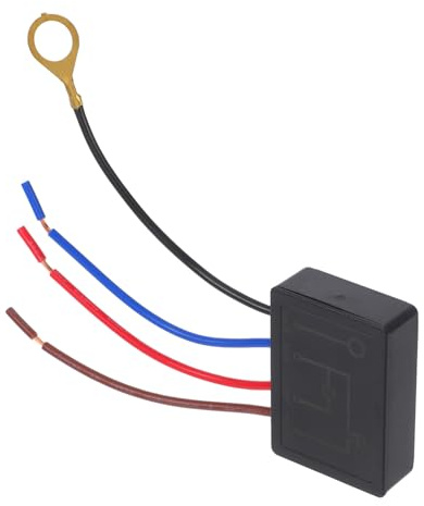 FUTUREORYY Modulo Dimmer Touch per Lampade LED e Incandescenza Interruttore Tattile Elegante con Installazione Facile Controllo Luminosità per Lampada da Scrivania