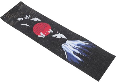 Selbstklebendes Skateboard Griptape, Mattiert, Wasserfest, Sandpapier | Skateboard Griptape mit Design, Dekorativer Skateboard Aufkleber, Griffband für Selbstgemacht Deko