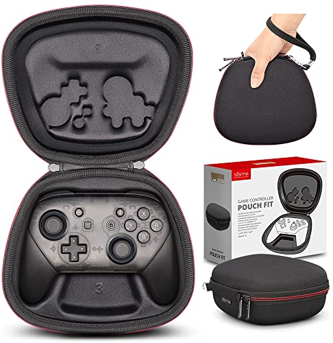 sisma Housse de Rangement Compatible avec Manette Pro de Nintendo Switch 2 - Étui de Transport pour Ranger et protéger Manette Switch - Pochette de Protection Noire