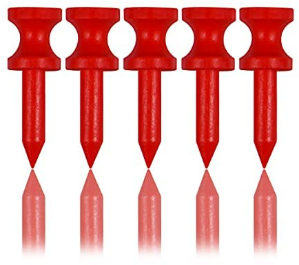 LIKOSO Bamboo Tee Golf Legno 100 Pezzi Rosse 32MM