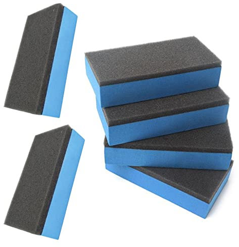 6 Pcs Car Ceramic Coating Sponges Car Polishing Sponges Household Super Absorbent Cleaning Polish Pads for Washing Car Care, Home