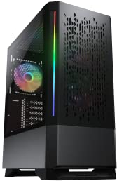 Cougar MX430 Air RGB - Carcasa de Torre Media Negra (M-ITX/M-ATX/ATX)