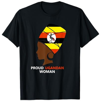 Proud Ugandan Woman - Uganda Flag T-Shirt