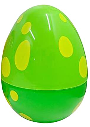 Amagogo Jumbo Fillable Easter Egg Eggshell Empty Giant Easter Egg Decorative for Easter Party Favor Classroom Prize Basket Stuffers Girl Boys, Random Printed