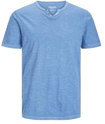 JACK & JONES Jjesplit Neck camiseta SS Chaqueta Acolchada, Costa del Pacífico, XL Hombres