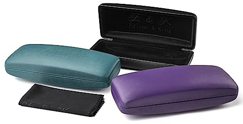Edison & King Brillenetuis im 3er-Pack - hardcase
