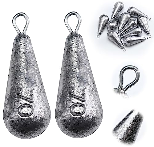 Goture Birnenblei Angeln，Dropshot Blei,Bleigewichte,Blei Angeln,Angelblei 10g/20g/30g/40g/50g/60g/70g/80g/100g/120g,Angelblei Kit,Angeln Sinker,Angeln Drop Shot Stabblei