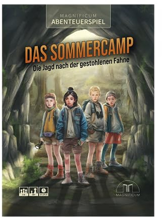 MAGNIFICUM Abenteuerspiel: Das Sommercamp - Die Jagd nach der gestohlenen Fahne, Rätselspiel, Escape Room Spiel, Krimispiel, Familienspiel, Kinderspiel