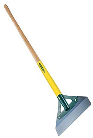 LEBORGNE - Grattoir Batipro 20 cm - Lame Acier Trempé Extra-Dur - Douille Renforcée - Sans Manche - Angles Arrondis - Lame Pliée pour 2 Angles de Travail - Racle et Nettoie Coffrages et Dalles Béton