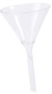 Imbuto Triangolare in Vetro 40mm per Chimica di Laboratorio