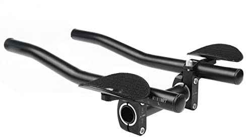 Guidon Aero Bars Vélo Support Guidon Vélo Alliage d'aluminium Accoudoir Guidon Triathlon Aero Vélo Tri Bars Relaxation Guidon pour Road Mountainbike, Guidon Bras Rest