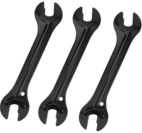 Uacen 3 piezas 13/14/15/16 mm bicicleta herramienta de reparación de bicicleta llave de buje negro