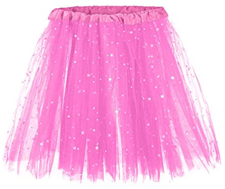 Tüllrock Damen Tutu Abendkleid Karneval 80er Puffy Duo Kostüm Dornröschen Unterwasserwelt Weißer Tüll Rock Weißes Korsett Kleid