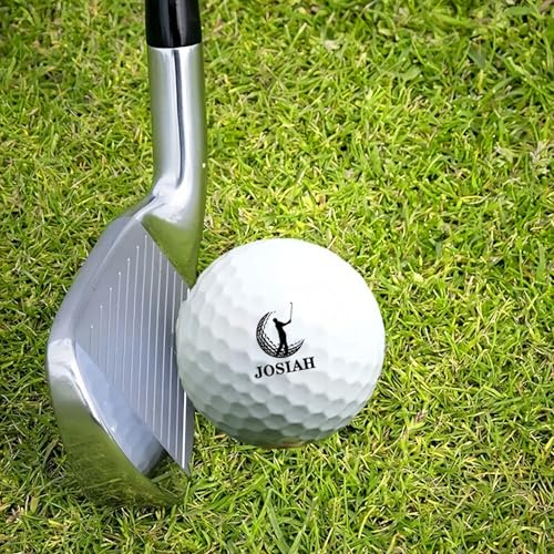 Drawelry Golfball Stempel Personalisierte mit Name Muster Monogramm Gravur Stempeln Einfache Markierer Selbstfärbend Golf Ball Marker Zubehör Siegel Geschenke für Freund Papa Ehemann Großvater (A1)