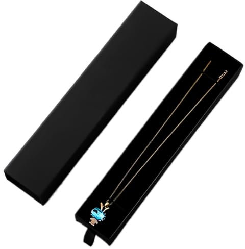 Scatola Regalo Piccola, 22X4.5X3cm, Scatola Regalo con Coperchio,Semplice e Pratico, Sobrio e Unico, Molto Adatto per la conservazione dei Gioielli