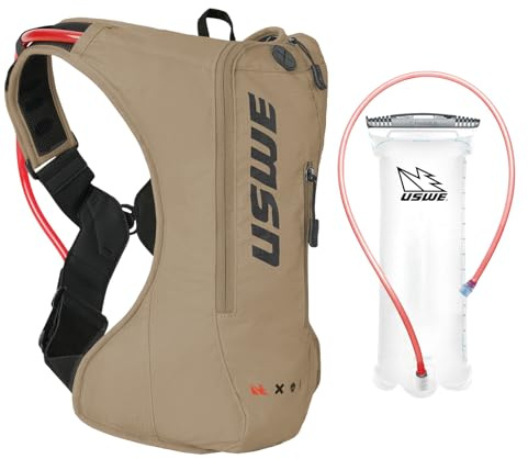 USWE Outlander Moto Trinkrucksack, Laufen, Wandern, Trinkrucksack mit Wasserblase, Hydropack für Damen und Herren, Rucksackausrüstung und Ausrüstung für Radfahren, MTB