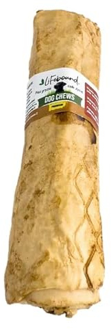 Natürlicher Kauknochen für Hunde – Leckerer Kausnack zur Zahnpflege – Langanhaltend, fettarm & ohne Zusatzstoffe – Für alle Hunde (klein/12,7cm, Erdnussbutter)
