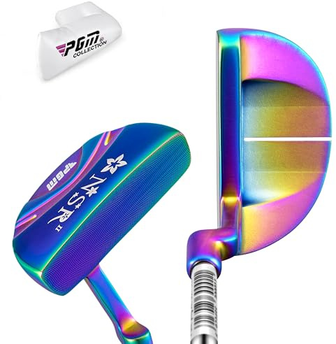 PGM AMTUG026-1 Damen Golf Putter Rio 2016 III - Rechtshänder, Weiß Pink, Leichter Griff